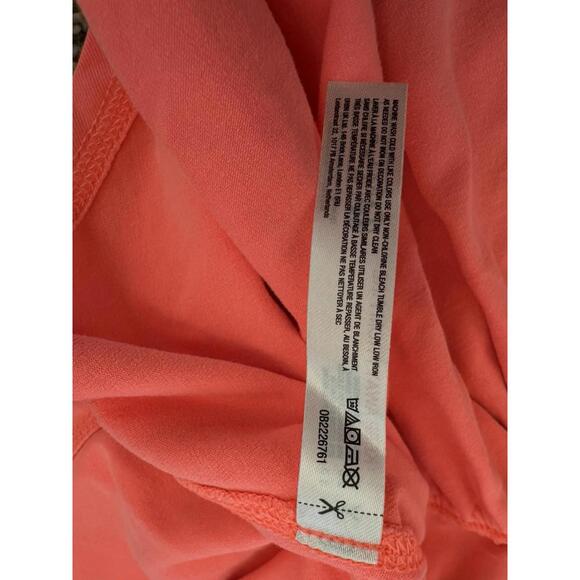 FREE  PEOPLE Play Nice Layer Pullover Women's Size S Neon Coral NEW - Picture 9 of 10